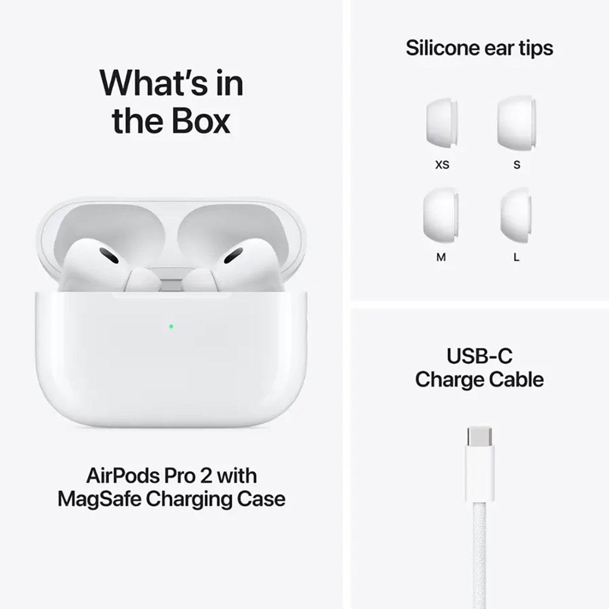 Apple Airpods Pro 2nd Wireless Active Noise Cancelling Earbuds - White MTJV3LL/A
