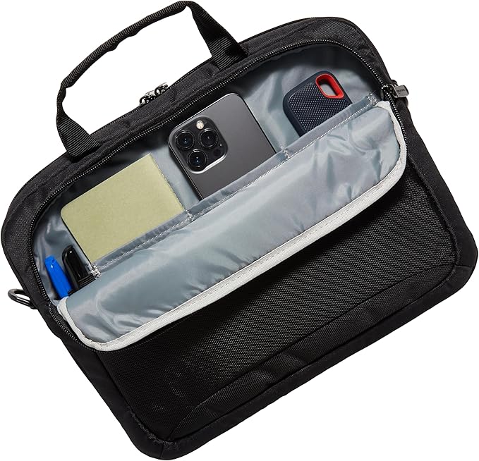 Amazon Basics 14 Inch Laptop and Tablet Shoulder Bag Carrying Case, Black, 24-Pack | 14 inch, Shoulder Strap, 24-pack
