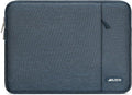 MOSISO Laptop Case 13.3 inch, 13-13.3 inch Laptop Sleeve Compatible with MacBook Air/Pro 13 / Pro 14, HP Dell ASUS Lenovo Notebook, Polyester Vertical Computer Sleeve Bag with Pocket, Haze Blue