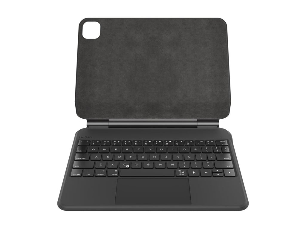 Belkin Connect Pro - Keyboard and folio case (protective case) - with magnetic stand - with trackpad - backlit - wireless - Bluetooth BBZ002TT-V1