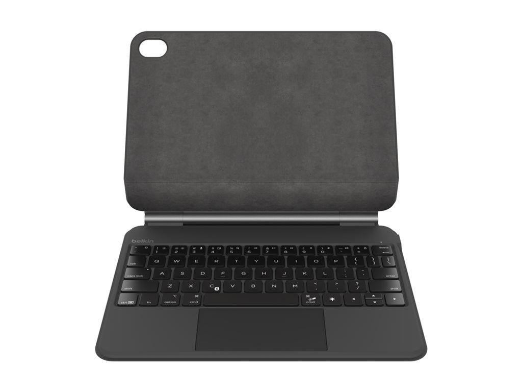 Belkin Connect Pro - Keyboard and folio case (protective case) - with magnetic stand - with trackpad - backlit - wireless - Bluetooth BBZ002TT-V3
