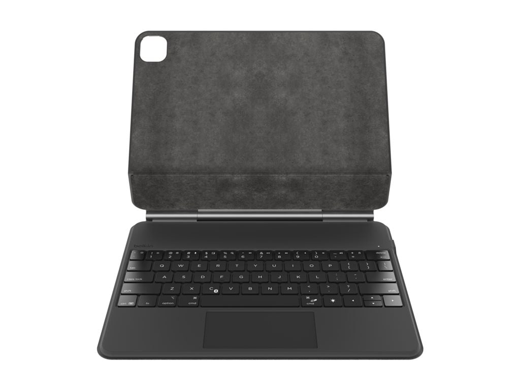 Belkin Connect Pro - Keyboard and folio case (protective case) - with magnetic stand - with trackpad - backlit - wireless - Bluetooth BBZ003TT-V1