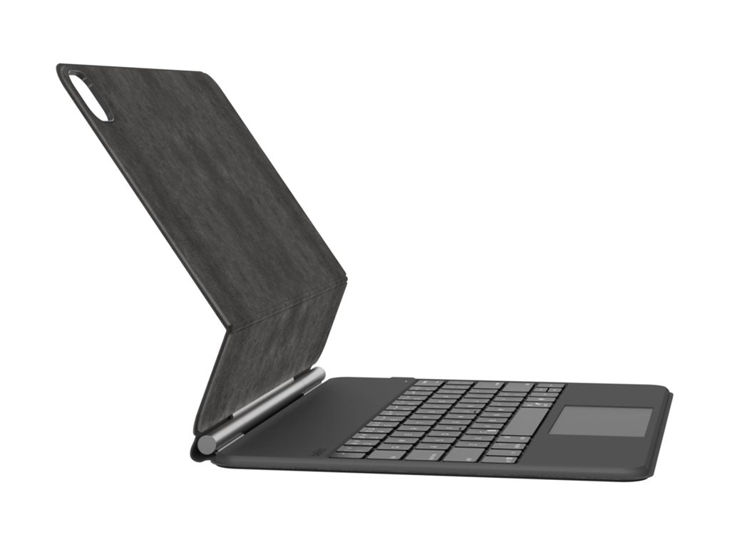 Belkin Connect Pro - Keyboard and folio case (protective case) - with magnetic stand - with trackpad - backlit - wireless - Bluetooth BBZ003TT-V1