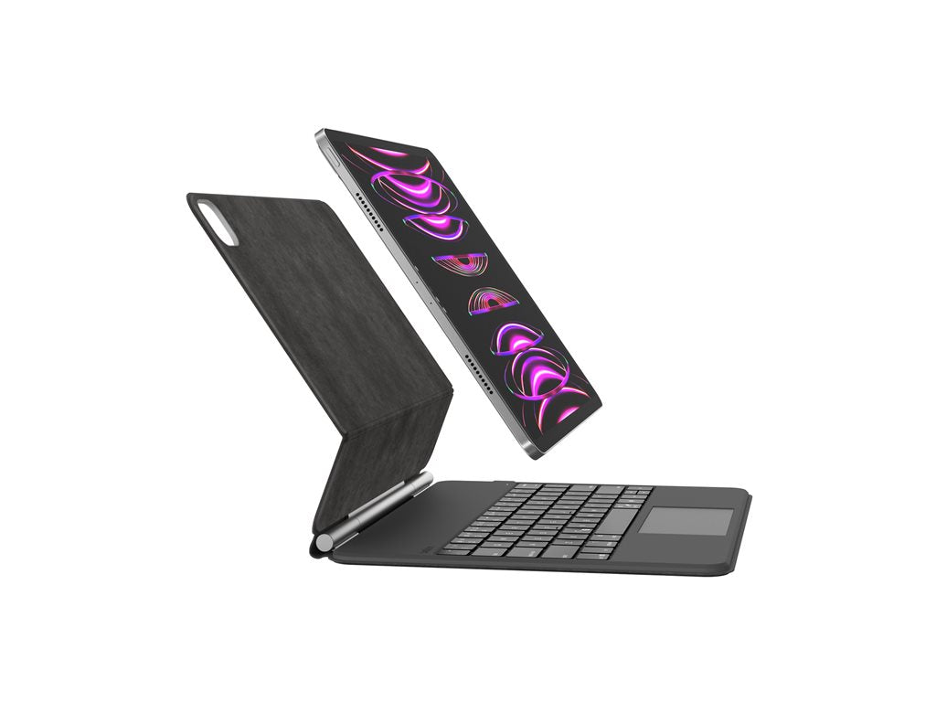 Belkin Connect Pro - Keyboard and folio case (protective case) - with magnetic stand - with trackpad - backlit - wireless - Bluetooth BBZ003TT-V1