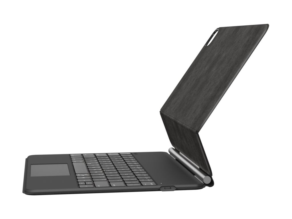 Belkin Connect Pro - Keyboard and folio case (protective case) - with magnetic stand - with trackpad - backlit - wireless - Bluetooth BBZ003TT-V1