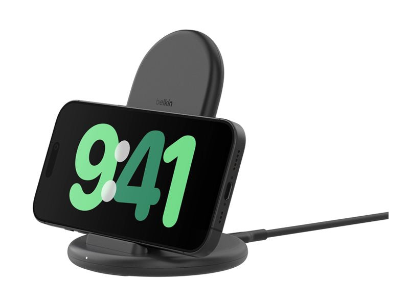 Belkin WIB006TTBK 15W Wireless Charging Stand Fast Qi Charger
