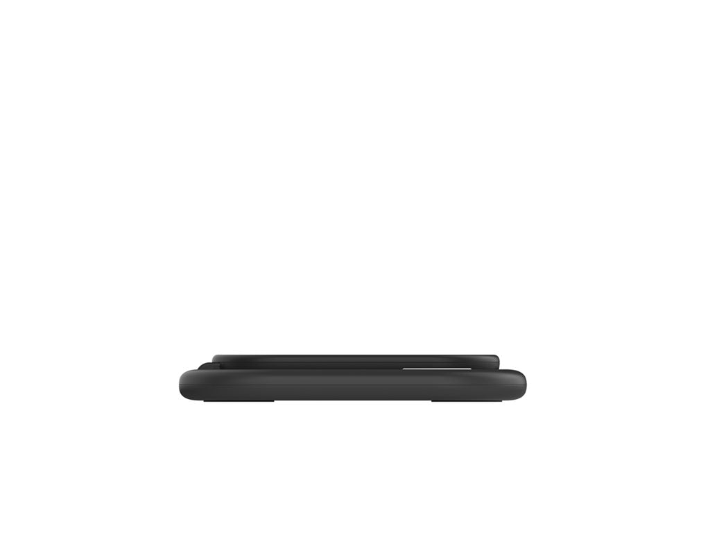 Belkin - Wireless charging stand - magnetic, foldable, with Qi2 + AC power adapter - 15 Watt - Fast Charge - black WIZ029TTBK