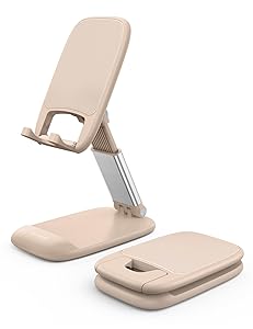 Lamicall Height Adjustable & Foldable Phone Holder for Business Trip Portable