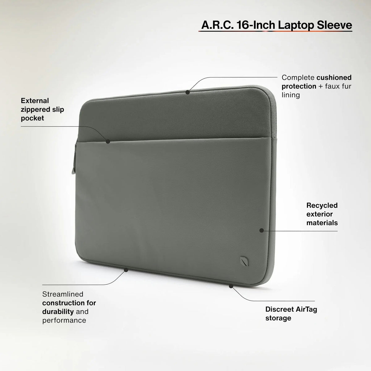 Incase A.R.C. Sleeve for 16-inch Laptop