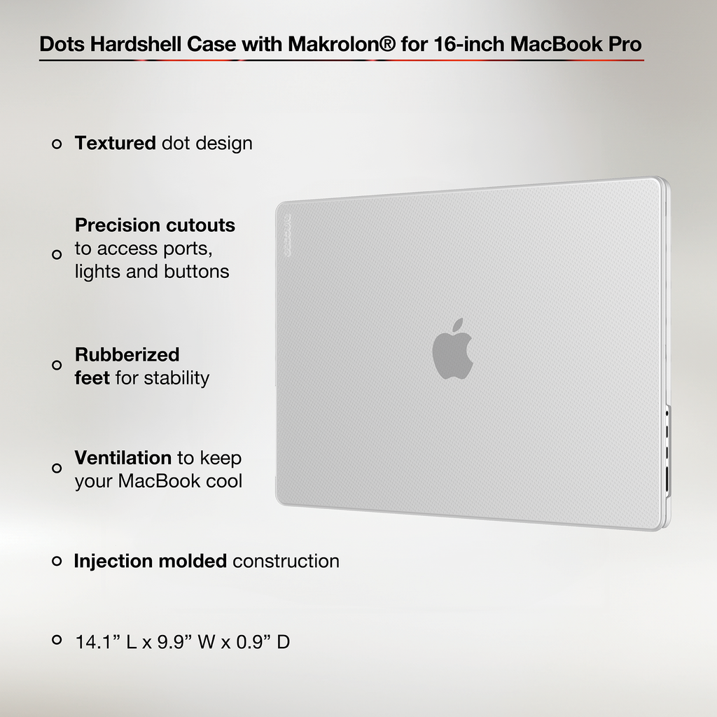 Incase Dots Hardshell with Makrolon® for MacBook Pro 16"