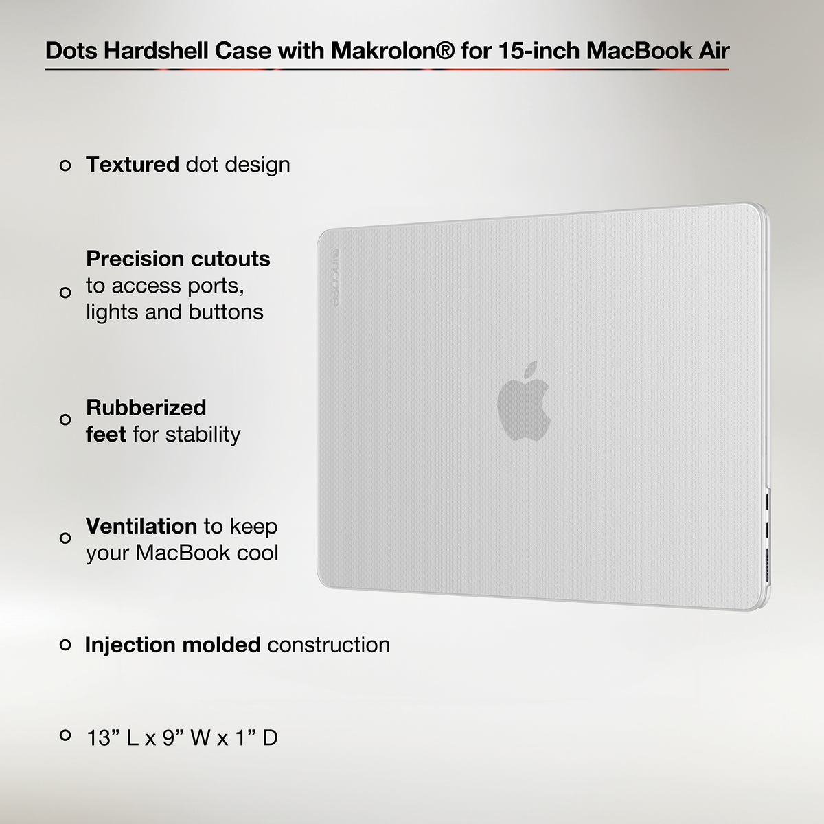Incase Dots Hardshell with Makrolon® for MacBook Air 15"