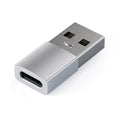 Satechi Aluminium USB-A to USB-C Adapter (Silver)