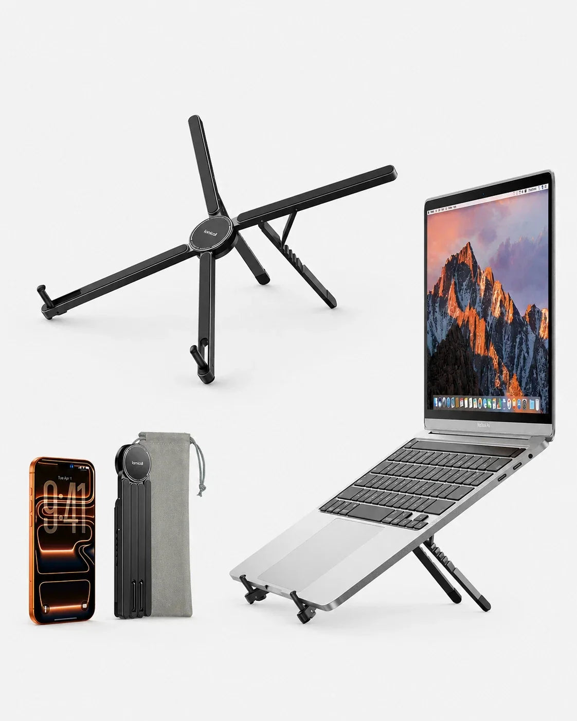 Foldable Ultra-Slim Foldable Portable Laptop Stand for Desk