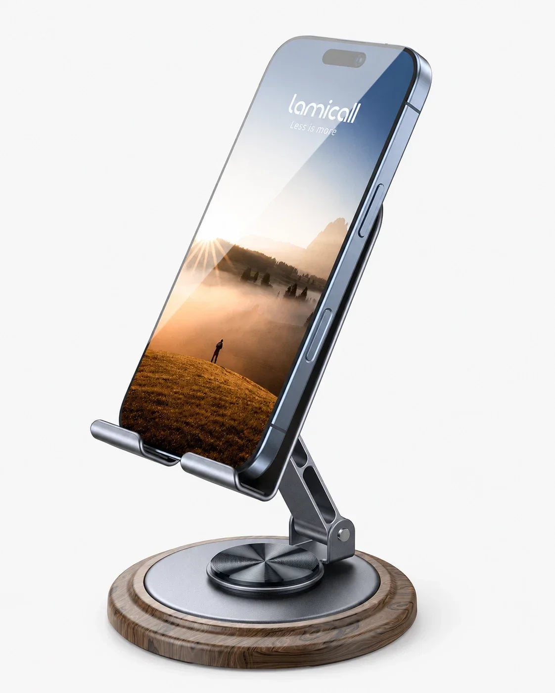 Lamicall 360° Rotation Sturdy Adjustable Desktop Phone Holder Foldable Mobile Stand