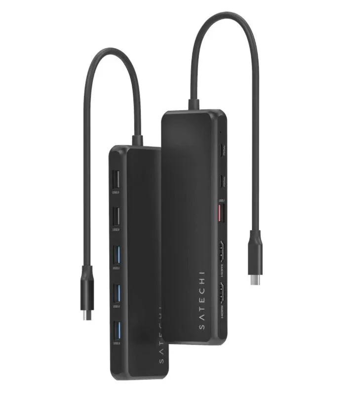 Satechi 13-in-1 USB-C Triple Display Multiport Adapter (Black)