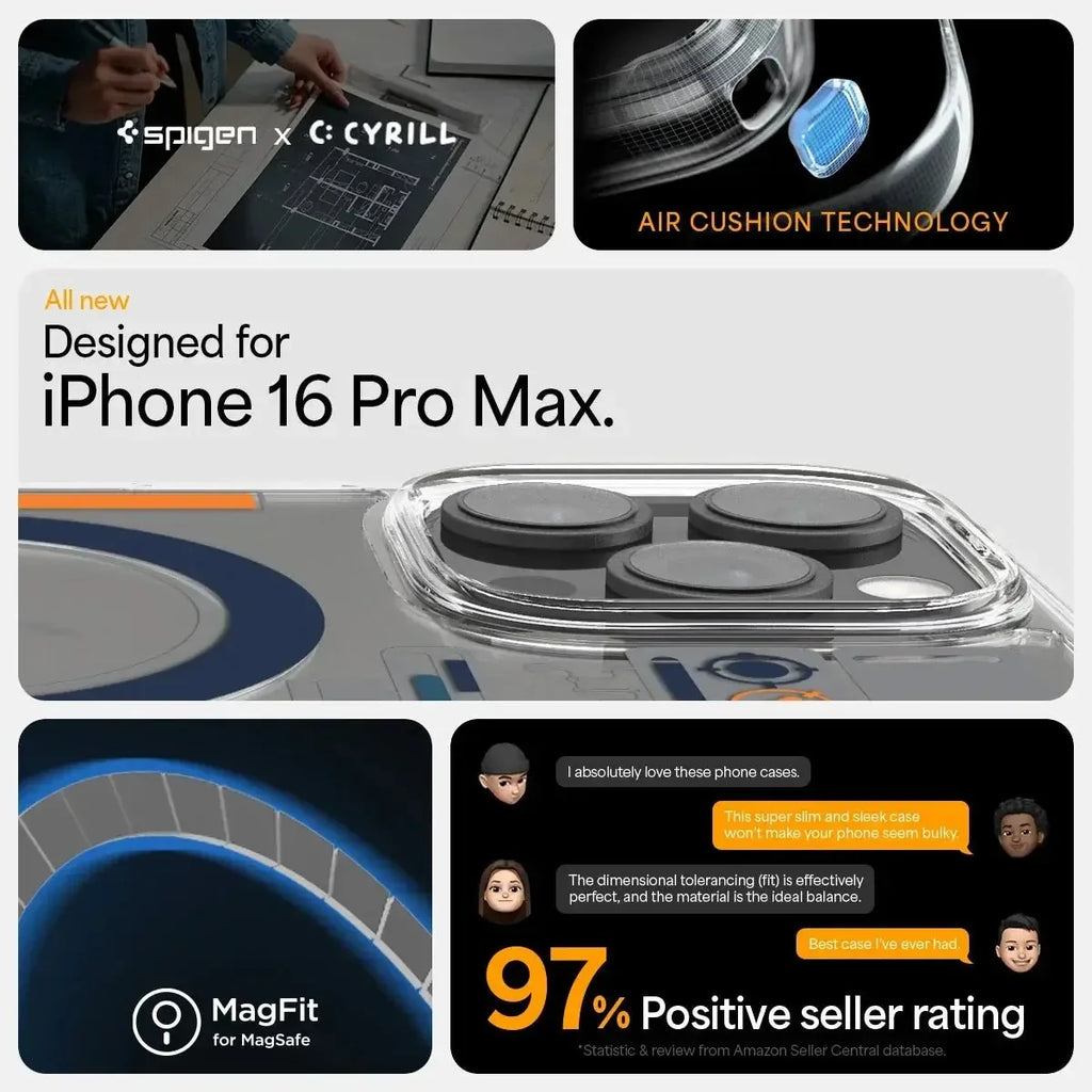 Spigen Ultra Hybrid MagFit iPhone 16 Pro Max Case Analogue