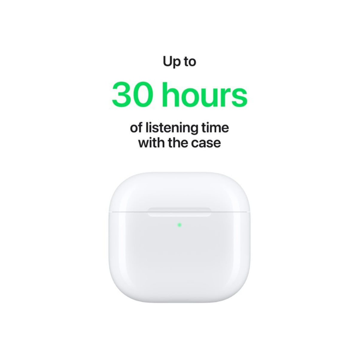 Apple - AirPods 4 with Active Noise Cancellation - White