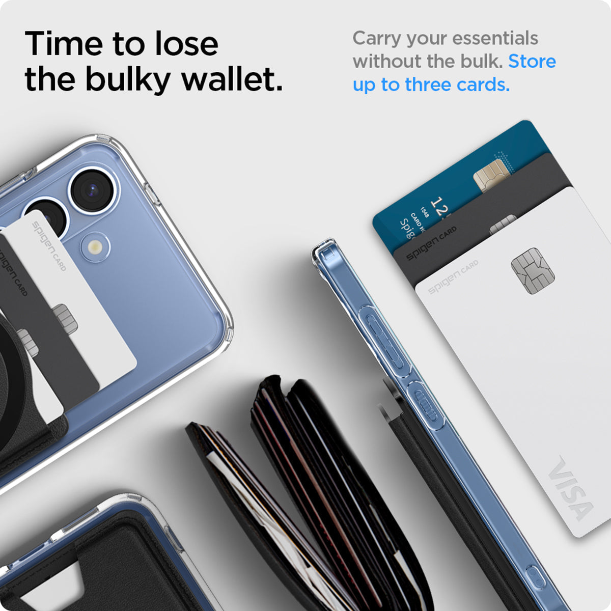Spigen MagSafe Wallet – Valentinus MagFit+ (3-Card)