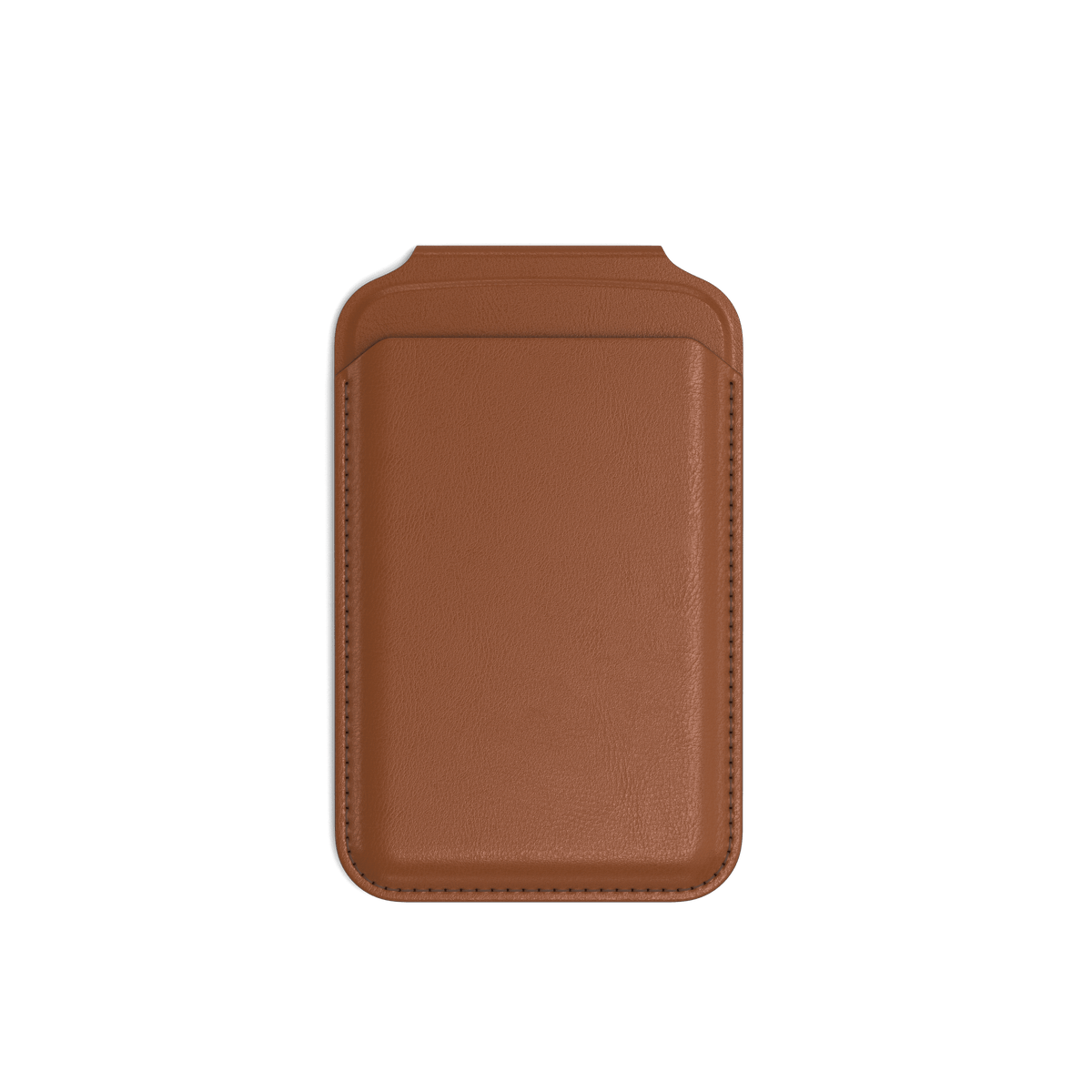 Vegan-Leather Magnetic Wallet Stand